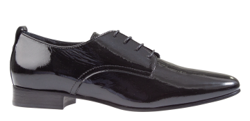 AGL Costanza Derby Black Lakleer Moccasin