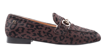 Babouche Filly Leopard Dark Brown loafer