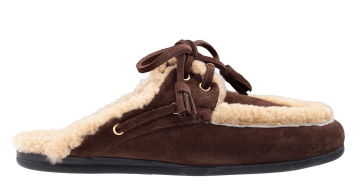 Babouche Ziggy Dark brown muil