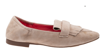 Black Rose Venice 04 beige suède Mocassin