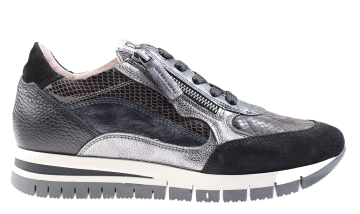 DLS 6725 Antraciet combi Sneaker