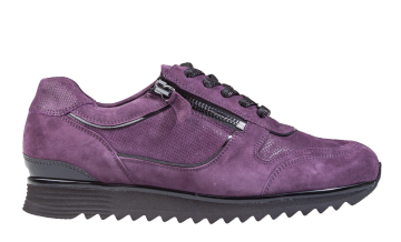 Hassia 6-30-2033 paars suède Sneaker