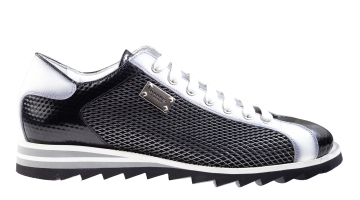 Harris 2817 kubric nero metal bianco combi veterschoen
