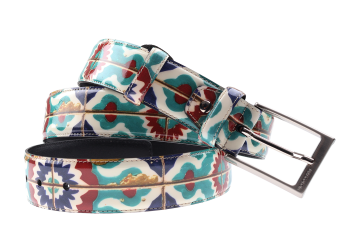 Mascolori Portuguese Tile multi color riem
