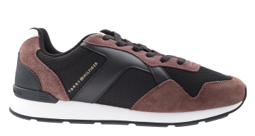 Tommy Hilfiger Core Mix Runner brown sneaker