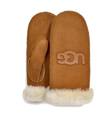 UGG Sheepskin Logo Mitten 