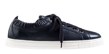 AGL Suzie soft Leder elastic Blue Sneaker