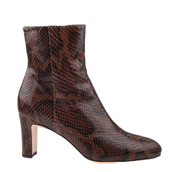 AGL Ginny Bootie Moka print enkellaars