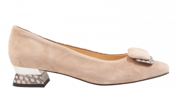 Brunate 32179 beige suède Pump