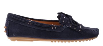 Babouche Minke Blue Mocassin