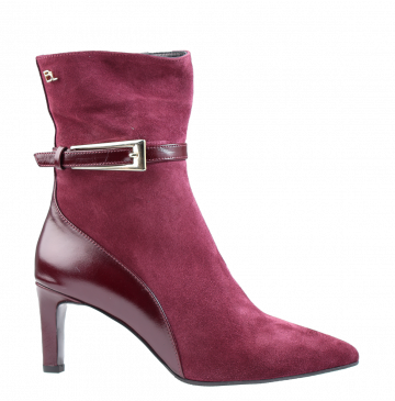 Babouche Trisa bordeaux enkellaars