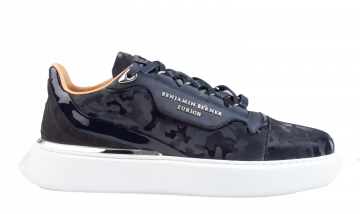 Benjamin Berner Raphael Low-Top Reflective Camouflage Navy/Navy