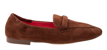 Black Rose Venice 01 bruin suède Mocassin