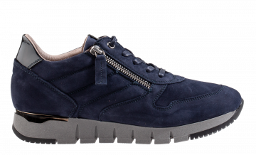 DL-Sport 5426 blauw suède Sneaker
