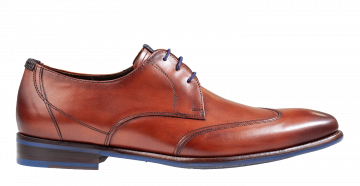 Floris van Bommel De Stijler 07.00 SFM-30173-24-01 H cognac veterschoen