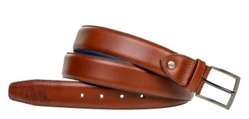 Floris van Bommel 75220/00 cognac Kalfsleer riem
