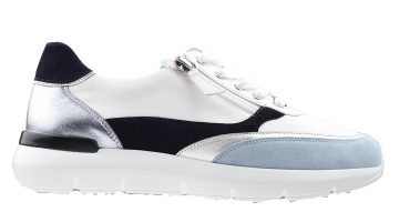 Hassia 1-30-1350 H White Blue Sneaker