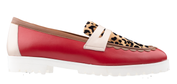 Legazelle Omavil multi color Red panter instapper