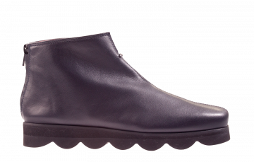 La Cabala L738508 navy leer enkellaars
