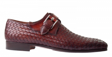 Magnanni 20527 cognac vlecht gespschoen