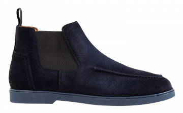 Magnanni 24597 blauw suède chelsea enkellaars