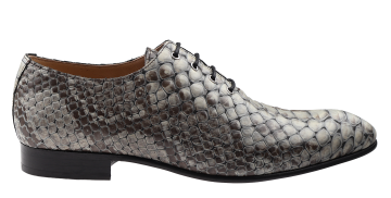 Mascolori Croco de Luxe taupe combi veterschoen