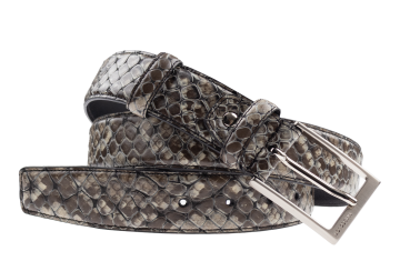 Mascolori Croco de Luxe taupe multi riem