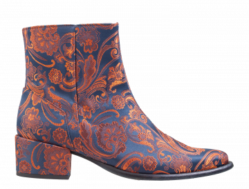 Mascolori Hora Azul blue dames enkellaarsje