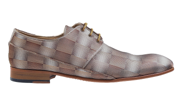 Mascolori Jigsaw beige veterschoen