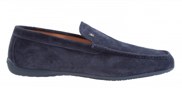 Moreschi Marbella blauw suède mocassin