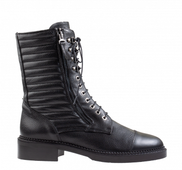 Pertini 212W31259D1 zwart leer veterboot