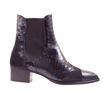 Pertini 242W30961D7 Blauw Chelsea enkellaars