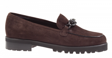 Paulette 706M bruin suède instapper