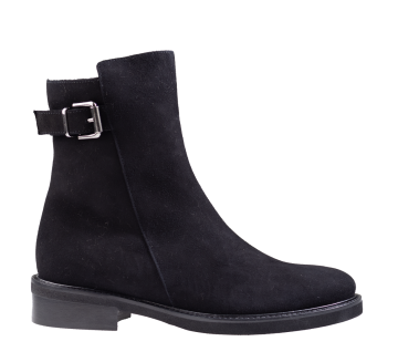 Paulette H502T Black suède vacht laars