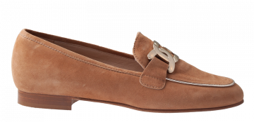 Paulette H435M cognac suède Mocassin