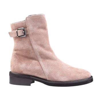 Paulette H502T Taupe suède vacht laars