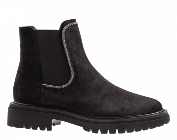 Paul Green 8108-004 zwart suède chelsea Boot