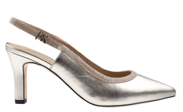 Peter Kaiser 79641 gold Slingback Pump