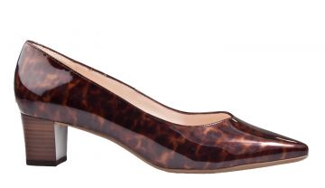 Peter Kaiser Birte bruin leopard lak pump