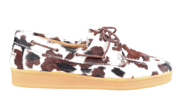 Piedi Nudi Porta Cow bruin Bootschoen