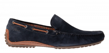 Sioux Callimo blauw suède mocassin