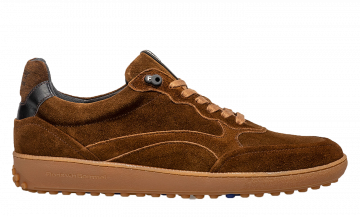 Floris van Bommel De Gummer 01.03 G1/2 cognac suède Sneaker