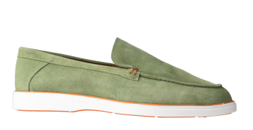 San Rossini 6118 Green suède instapper