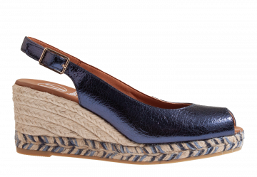 Viguera 2013 metal blauw Espadrille