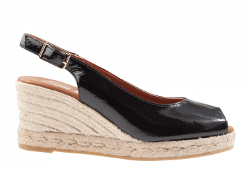 Viguera 2013 zwart lak Espadrille