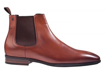 Van Bommel SBM-60003-24-01 G1/2 cognac leer Chelseaboot.