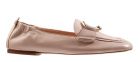 AGL D834001 beige zalm leer moccasin.