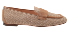 AGL Sheryl Raffia Ghibli Cappuccino Mocassin