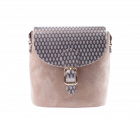 Brunate ST706 beige print combi tas