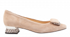 Brunate 32179 beige suède Pump